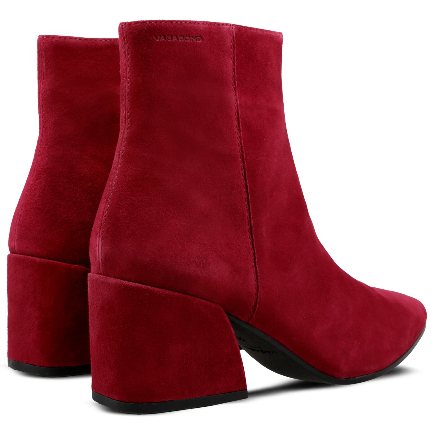 Damskie botki / sztyblety VAGABOND OLIVIA 421704037 kolor bordowy