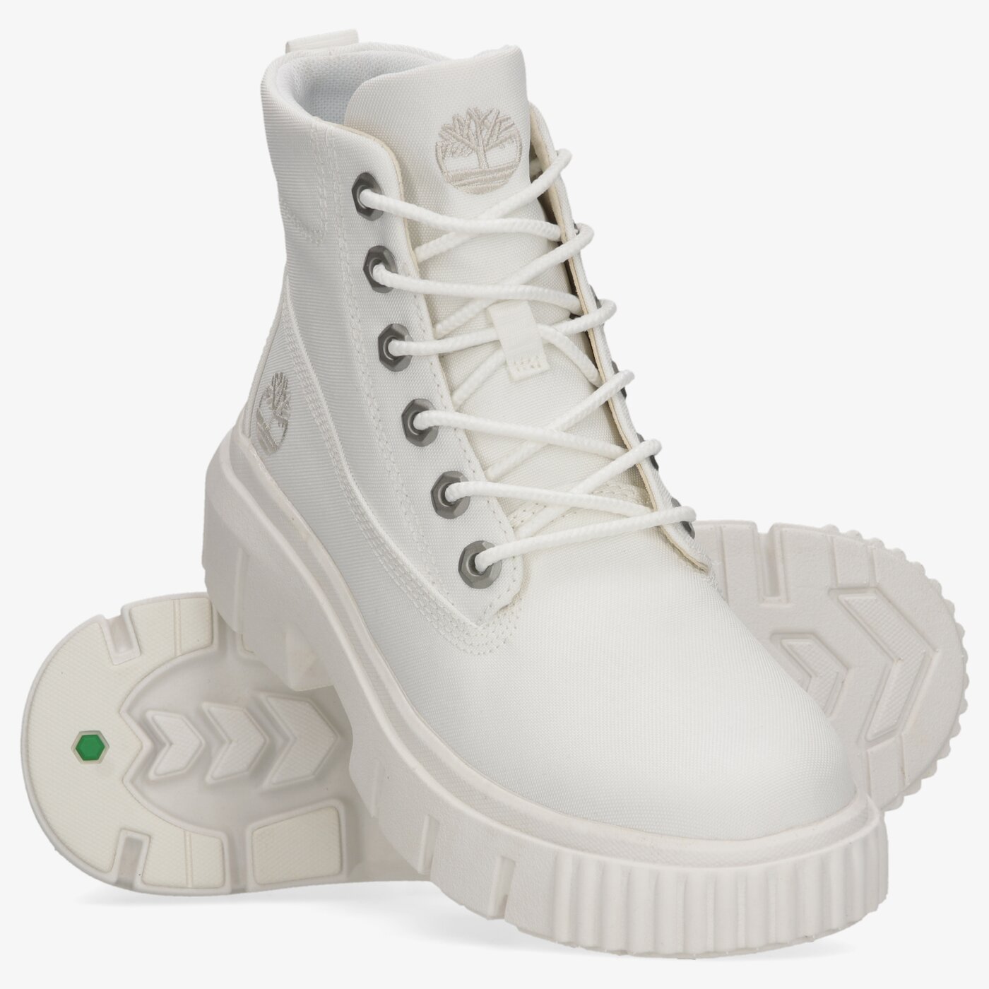 Damskie botki / sztyblety TIMBERLAND GREYFIELD FABRIC BOOT tb0a2jfql771 kolor biały