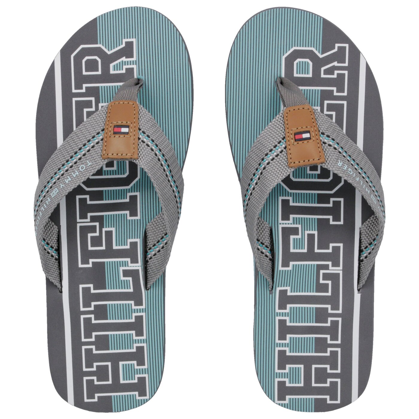 Męskie klapki TOMMY HILFIGER SIMON 22 fm0fm02087039 kolor szary