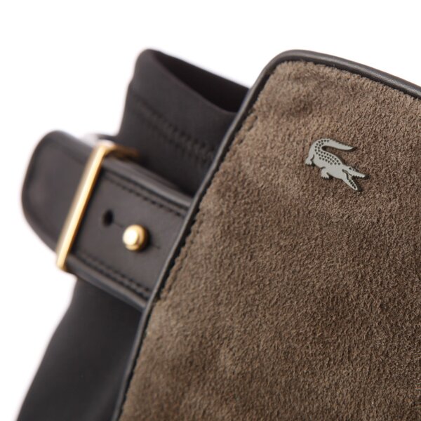 Damskie kozaki LACOSTE ROSEMONT BUCKLE 726srw0154177 kolor brązowy