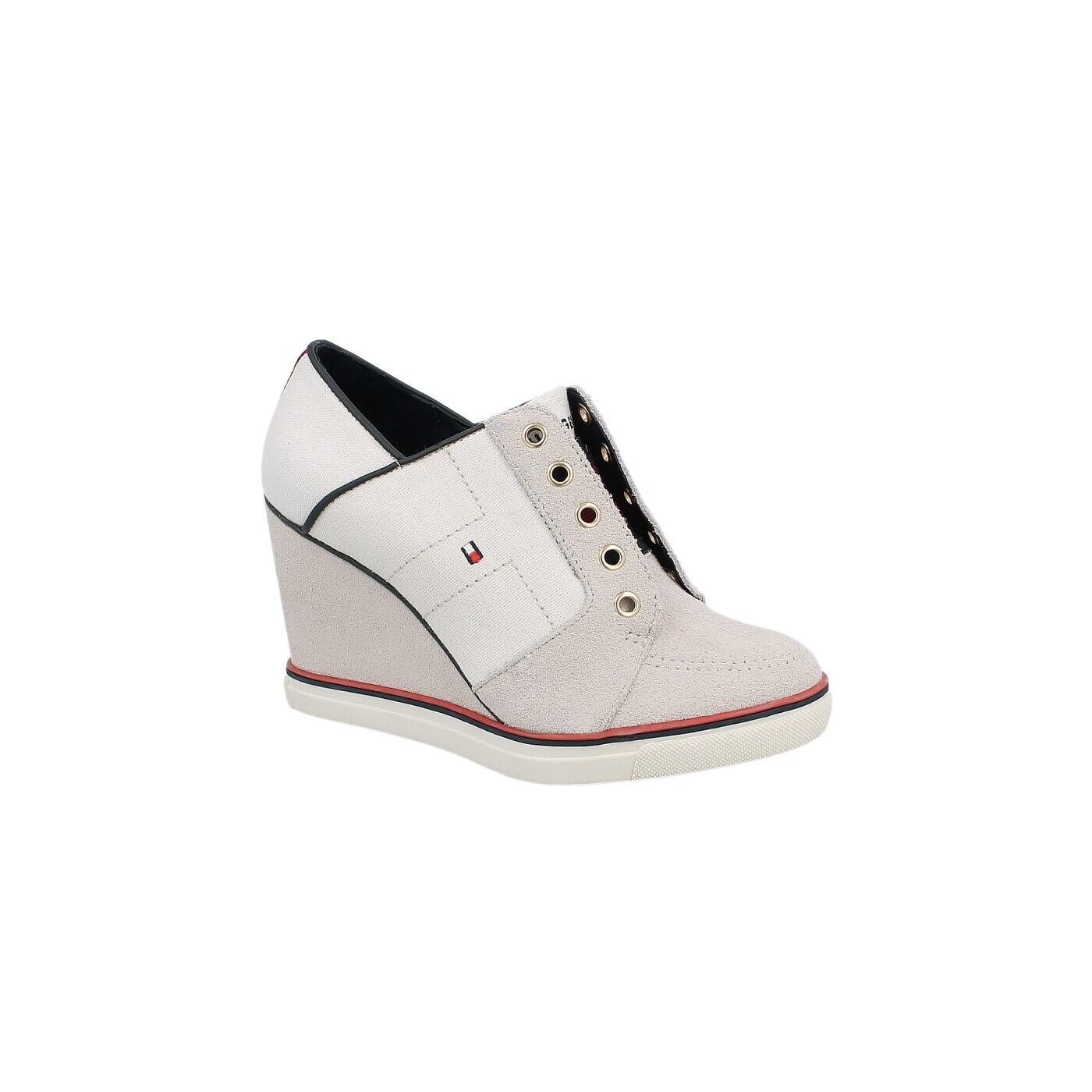 Damskie buty za kostkę TOMMY HILFIGER SAGE 1C  fw56818771100 kolor biały