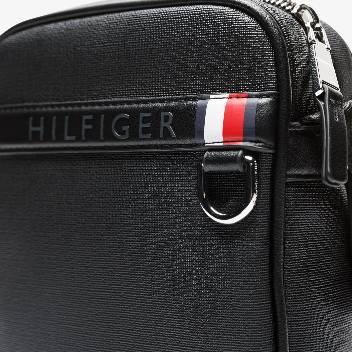 TOMMY HILFIGER TORBA COATED CANVAS MINI REPORTER am0am04772002 kolor czarny