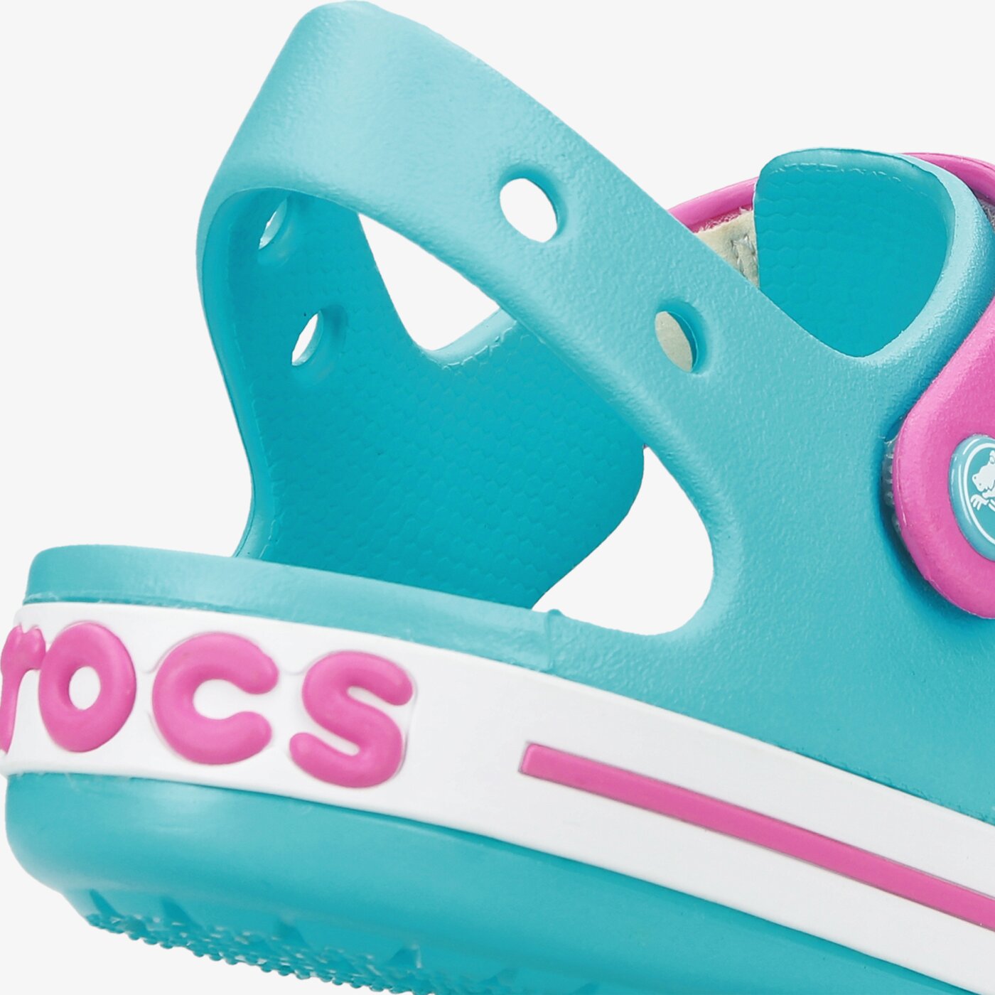 Dziecięce sandały / klapki CROCS CROCBAND SANDAL KIDS 128564slk kolor niebieski