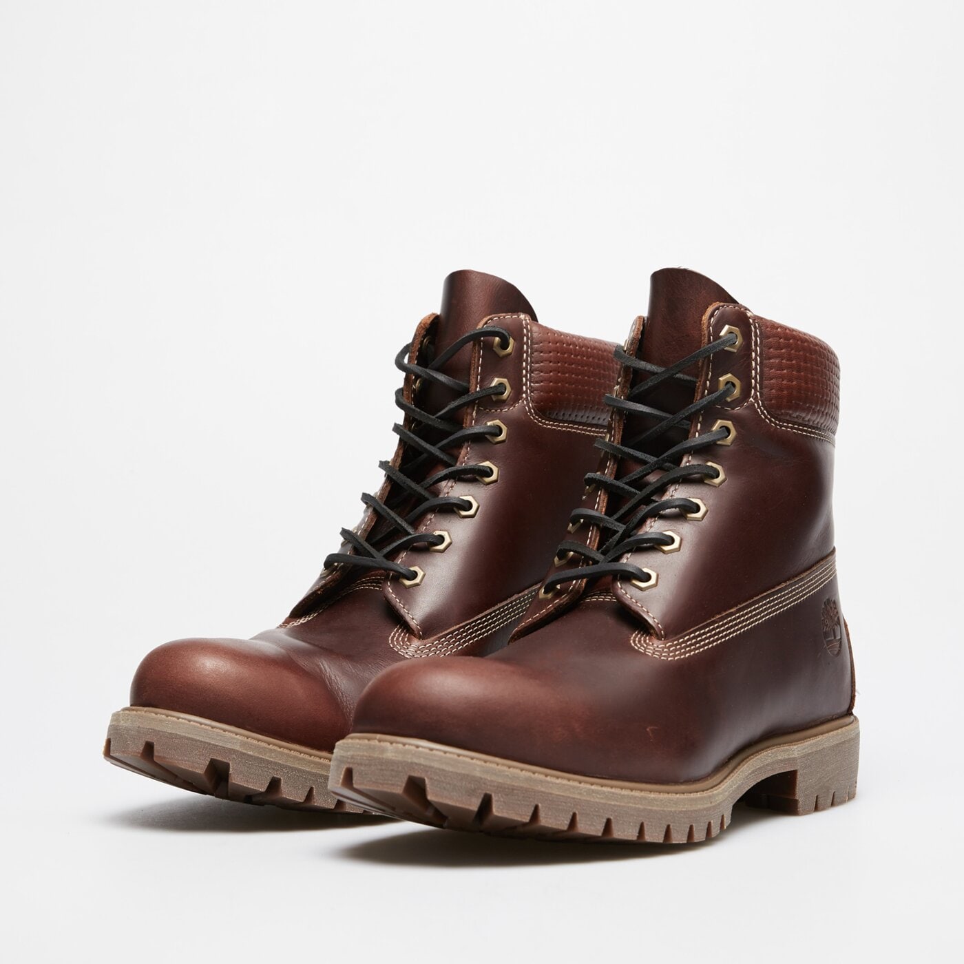 Męskie buty za kostkę TIMBERLAND PREMIUM 6 IN LACE WP BOOT tb0a2p6weiu1 kolor brązowy