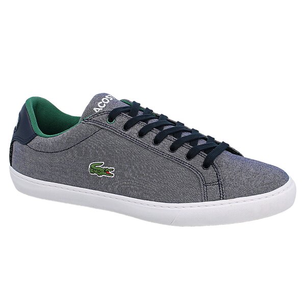 Męskie sneakersy (buty) LACOSTE GRAD VULC CE  729spm2004db4 kolor niebieski
