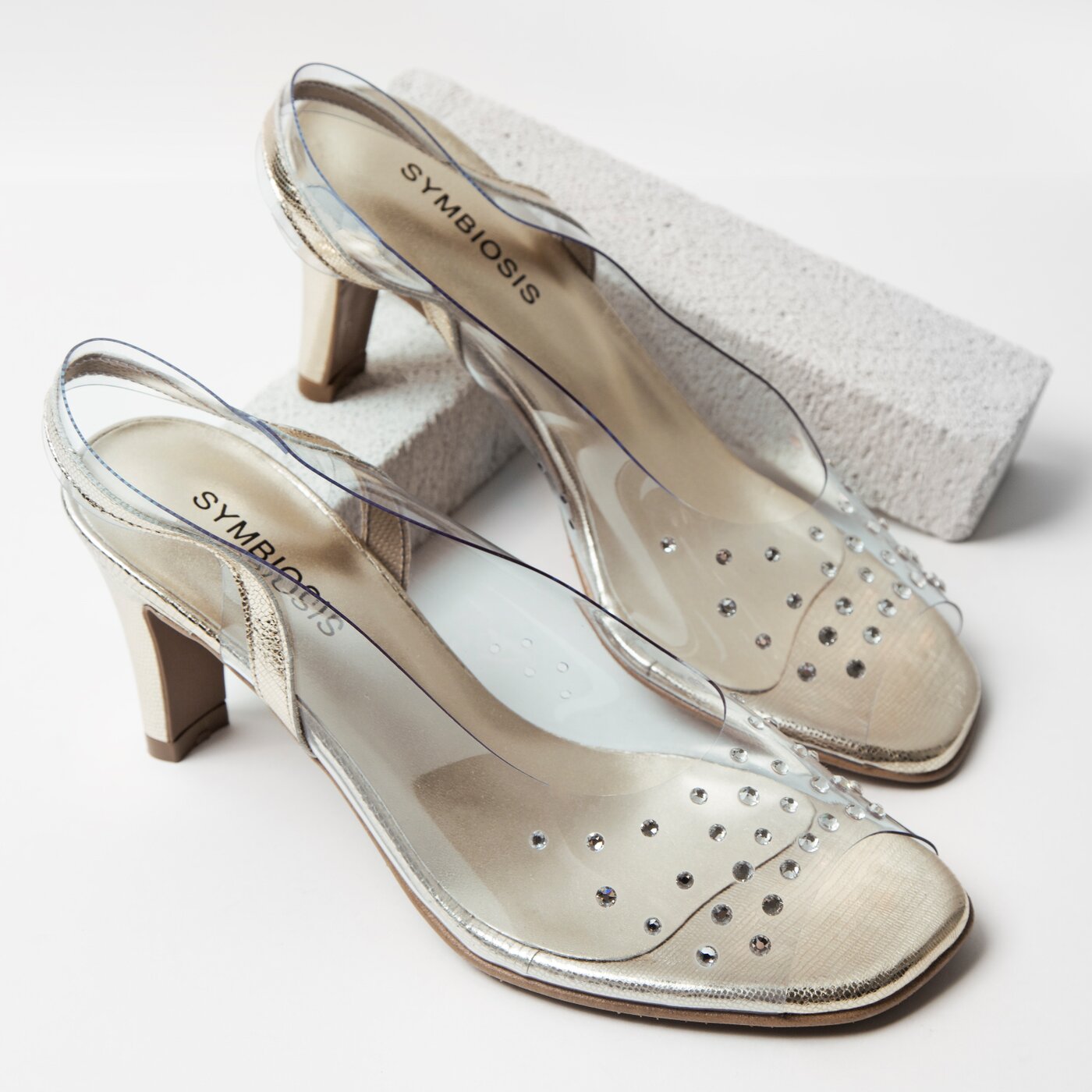 Damskie sandały SYMBIOSIS VICKY SANDALS  sywc218005 kolor złoty