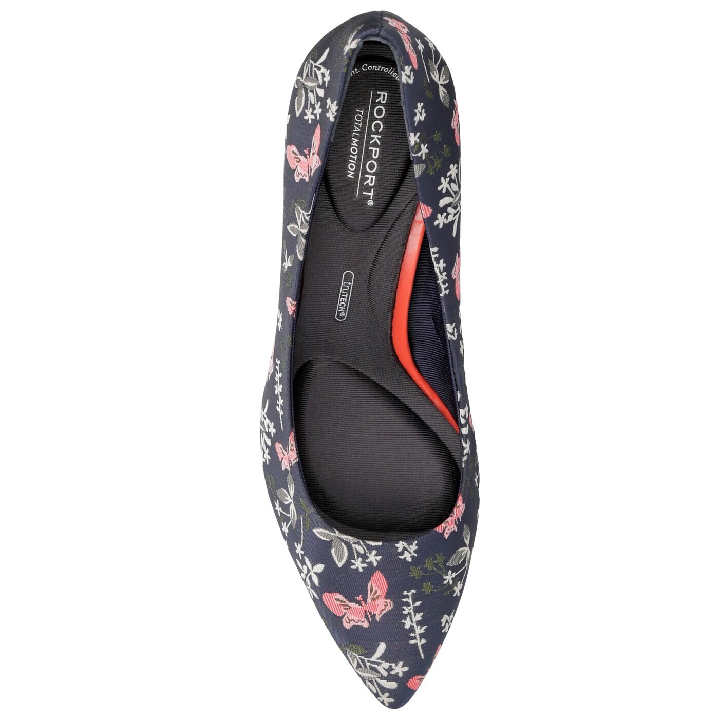 Damskie szpilki / czółenka ROCKPORT NAVY FLORAL  ch0659 kolor granatowy