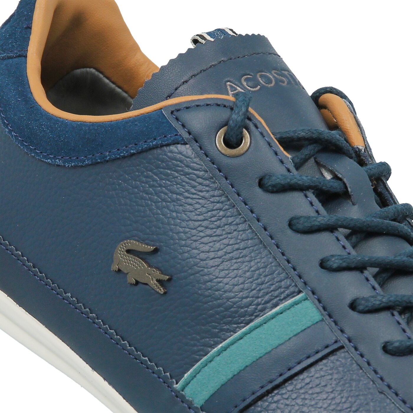 Męskie sneakersy (buty) LACOSTE MISANO 118 1 735cam00802s3 kolor granatowy