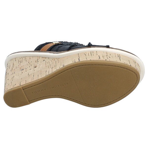 Damskie sandały TOMMY HILFIGER IVANA 4D  fw56818645403 kolor granatowy