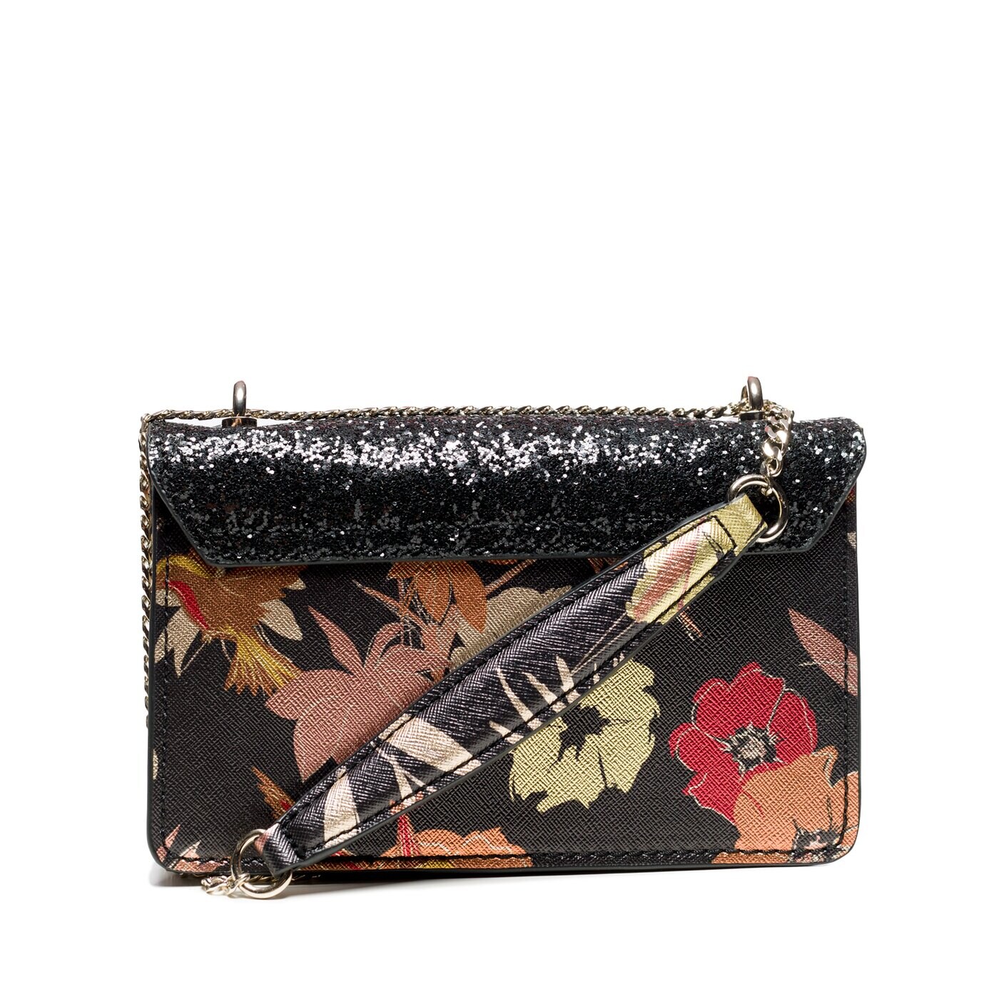 Damska torebka GUESS TOREBKA FALL IN LOVE (MF) EVENING-BAGS BLACK FLORAL hwmf6790780bkf kolor czarny