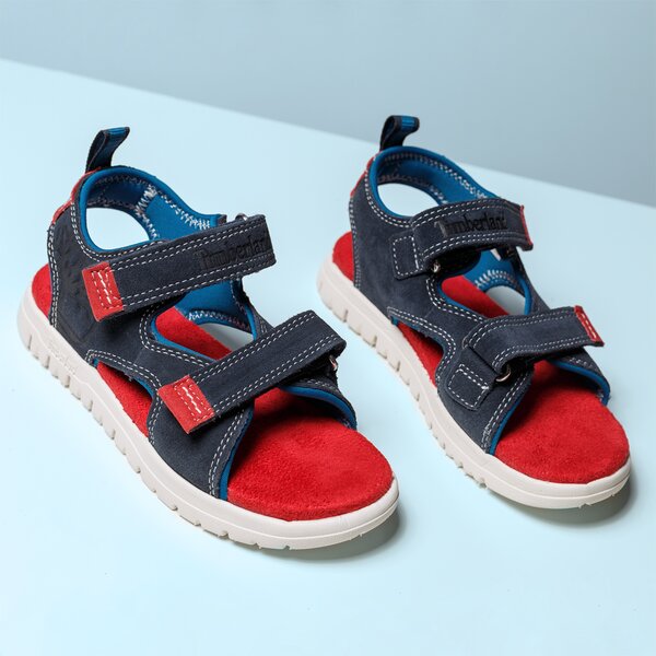 Dziecięce sandały / klapki TIMBERLAND PIERMONT H&L SANDAL a19we kolor granatowy