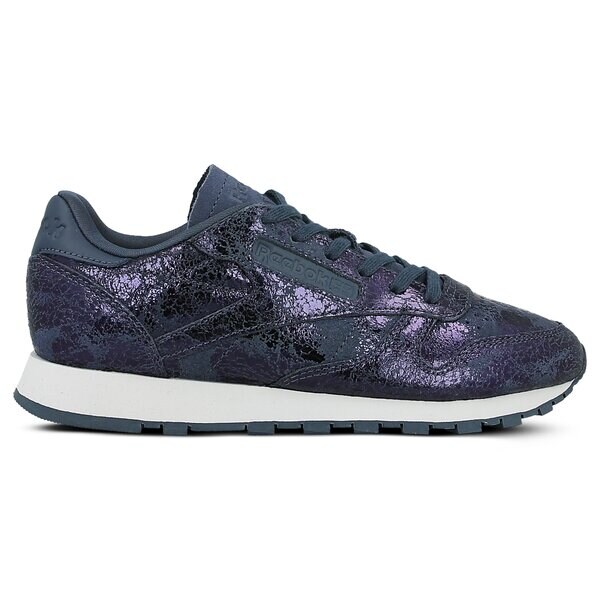 Damskie sneakersy (buty) REEBOK CL LTHR HYPE METALLIC bs6784 kolor granatowy