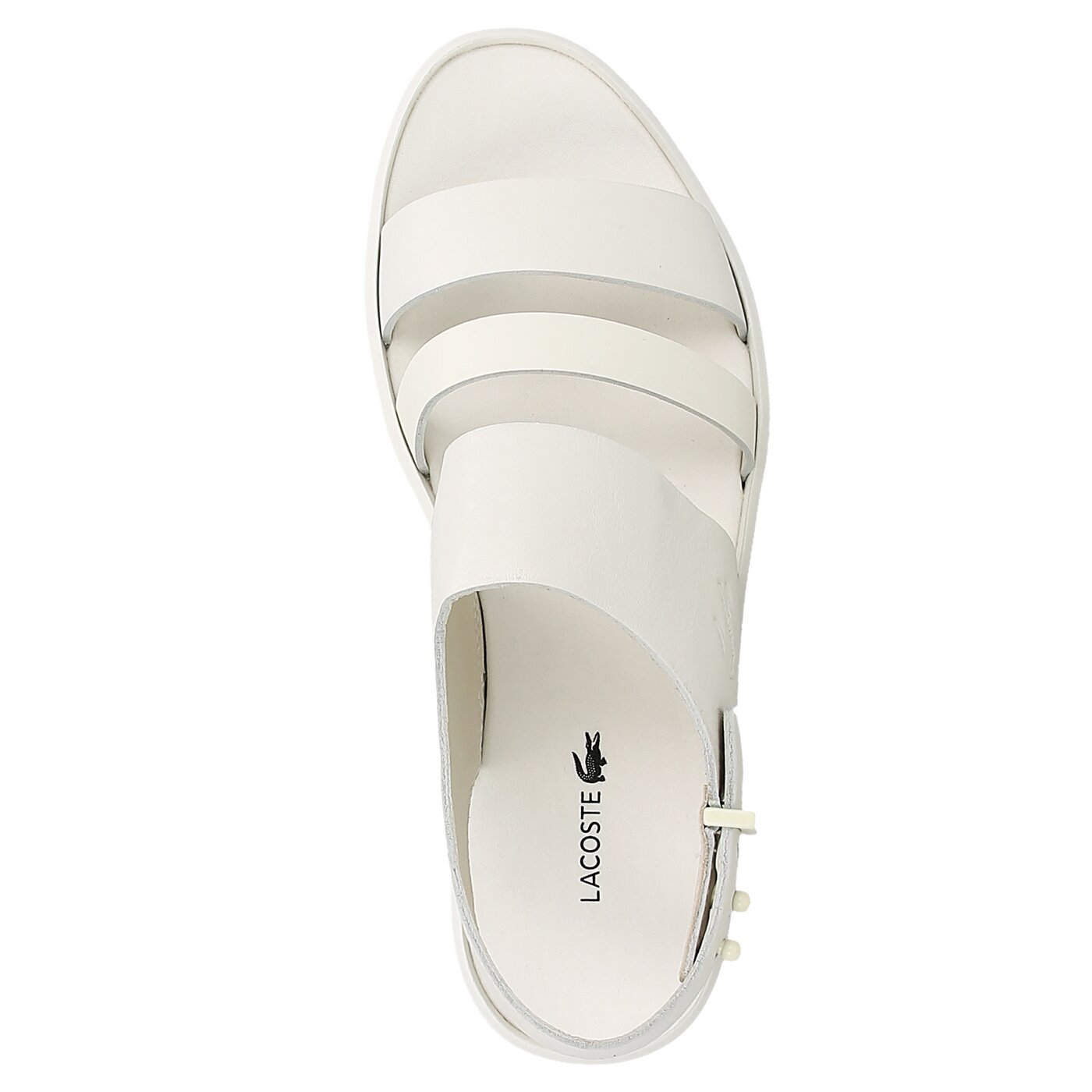 Damskie sandały LACOSTE PIRLE SANDAL 117 1 733caw101118c kolor biały