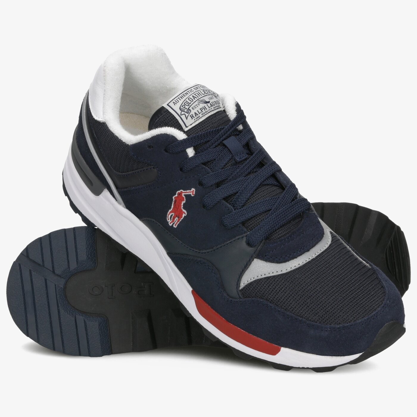 Męskie sneakersy (buty) POLO RL TRCKSTR PONY SNEAKERS ATHLETIC SHOE  809773080001 kolor granatowy