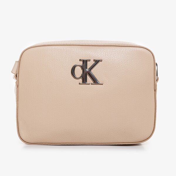 CALVIN KLEIN TOREBKA MINIMAL MONOGRAM CAMERA BAG kolor BEŻOWY