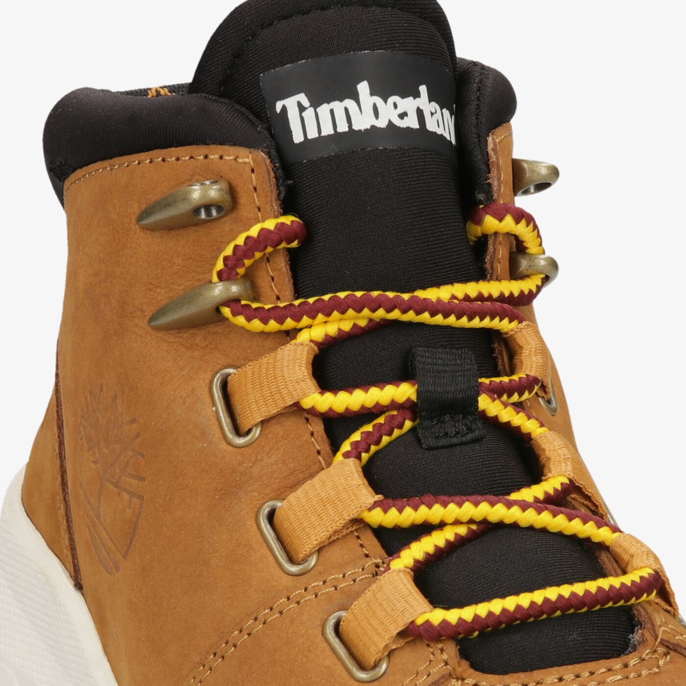 Dziecięce buty outdoor / trekkingowe TIMBERLAND BROOKLYN CITY MID tb0a29332281 kolor żółty