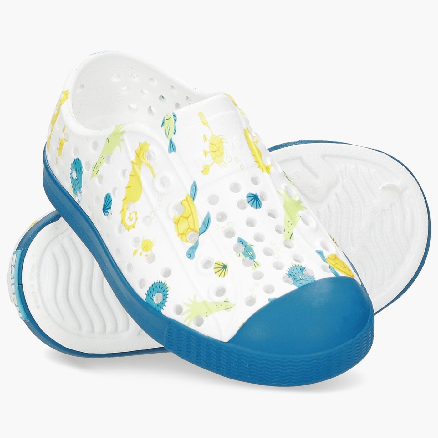 Dziecięce trampki NATIVE JEFFERSON PRINT JUNIOR 12100101-8970 kolor biały