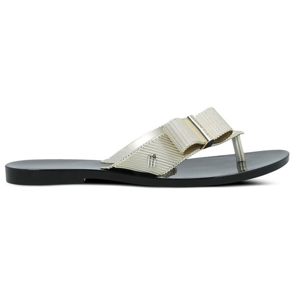 Damskie klapki MELISSA GIRL CHROME +JASON WU 3238650919 kolor czarny