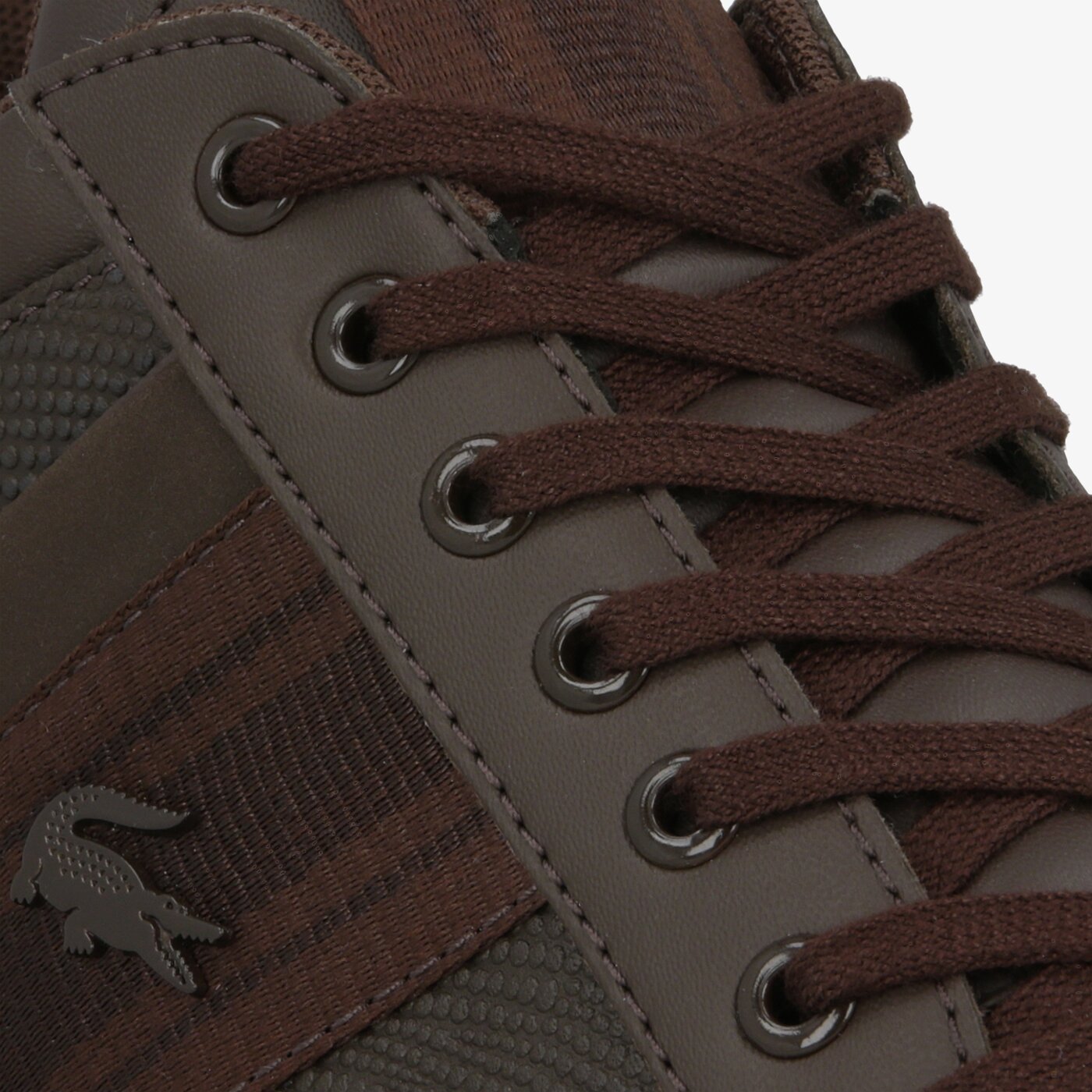 Męskie sneakersy (buty) LACOSTE CHAYMON 419 1 CMA 738cma0001db2 kolor brązowy