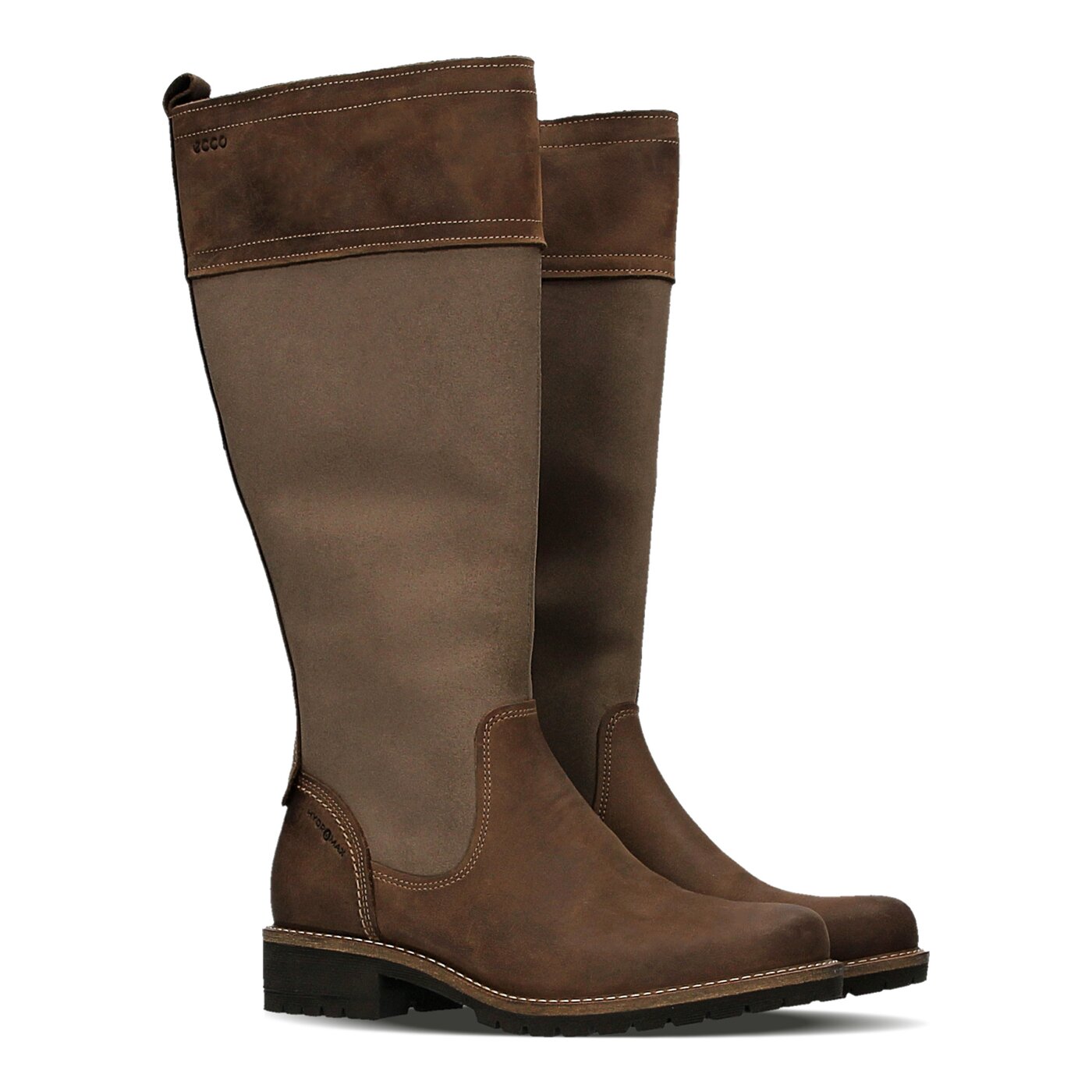 Damskie kozaki ECCO ELAINE 24465359360 kolor brązowy