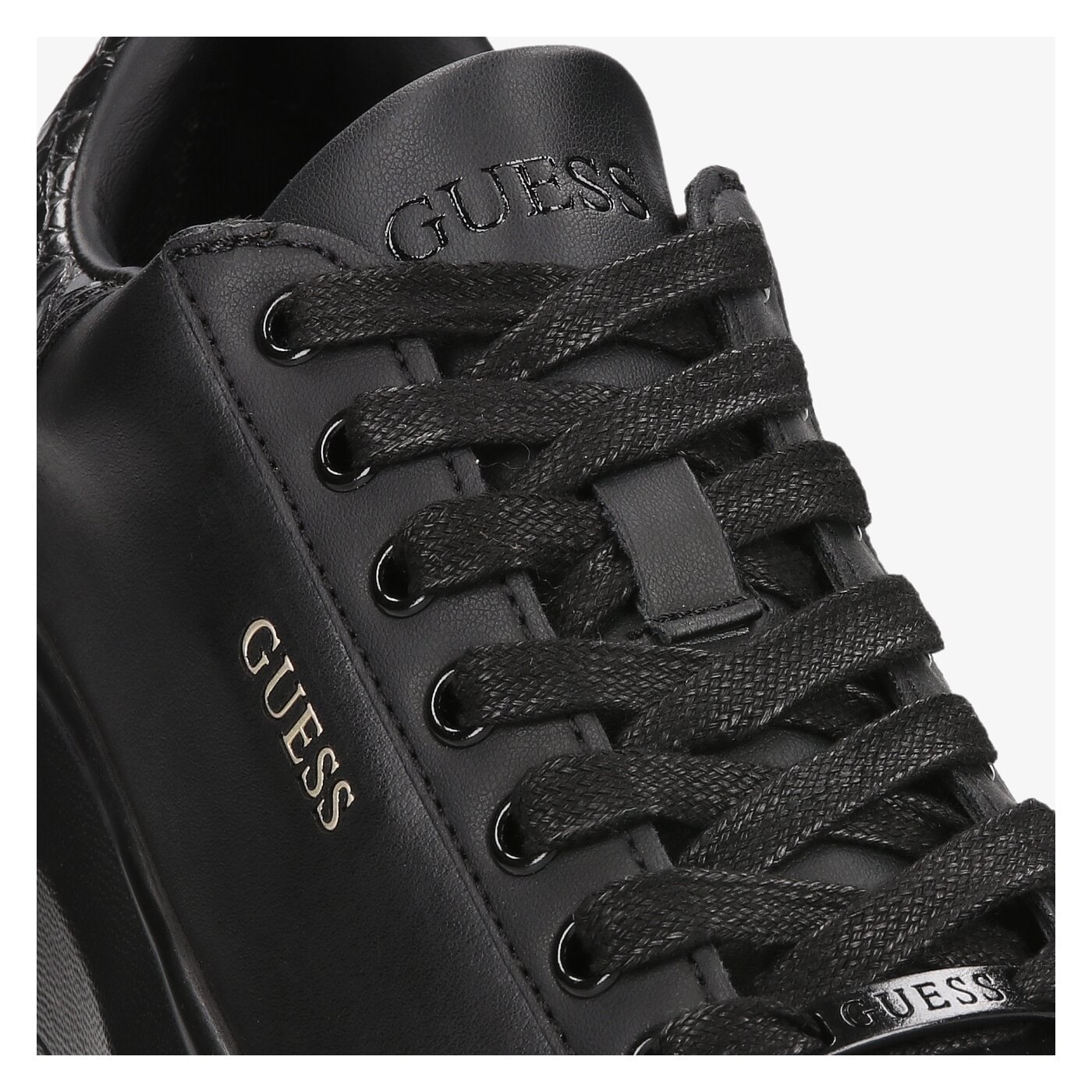 Damskie sneakersy (buty) GUESS SALERNO fl7salele12black kolor czarny