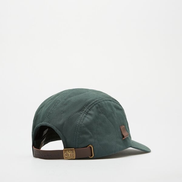 Damska czapka z daszkiem TIMBERLAND CZAPKA OVERSTITCH BB CAP tb0a66a23171 kolor zielony