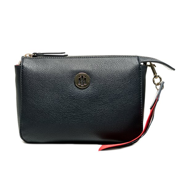 Damska torebka TOMMY HILFIGER TOREBKA CHARMING TOMMY FLAP CROSSOVER aw0aw05689902 kolor granatowy