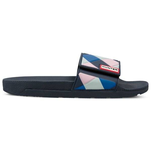 Damskie klapki HUNTER ORIGINAL ADJUSTABLE SLIDE WEAVE wfd4029evanvy kolor różowy