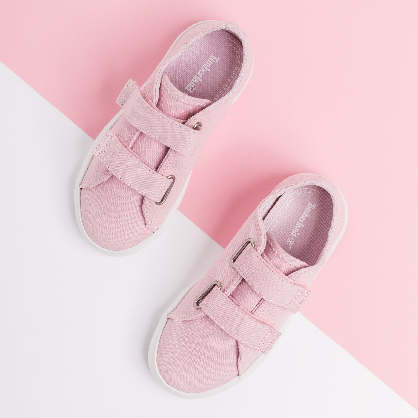 Dziecięce trampki TIMBERLAND NEWPORT BAY CANVAS 2 STR tb0a2dpkx821 kolor różowy