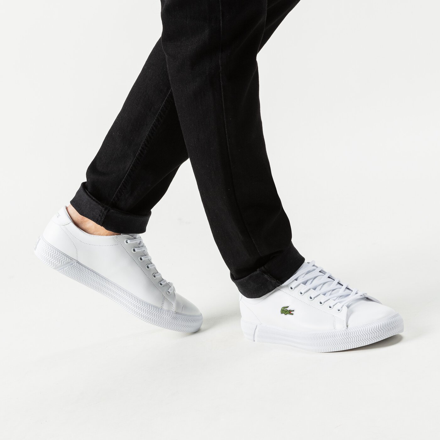 Męskie sneakersy (buty) LACOSTE GRIPSHOT BL 21 1 741cma001421g kolor biały