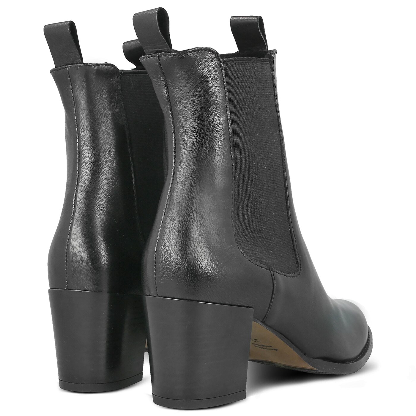 Damskie botki / sztyblety SYMBIOSIS MOLLY  801001 kolor czarny