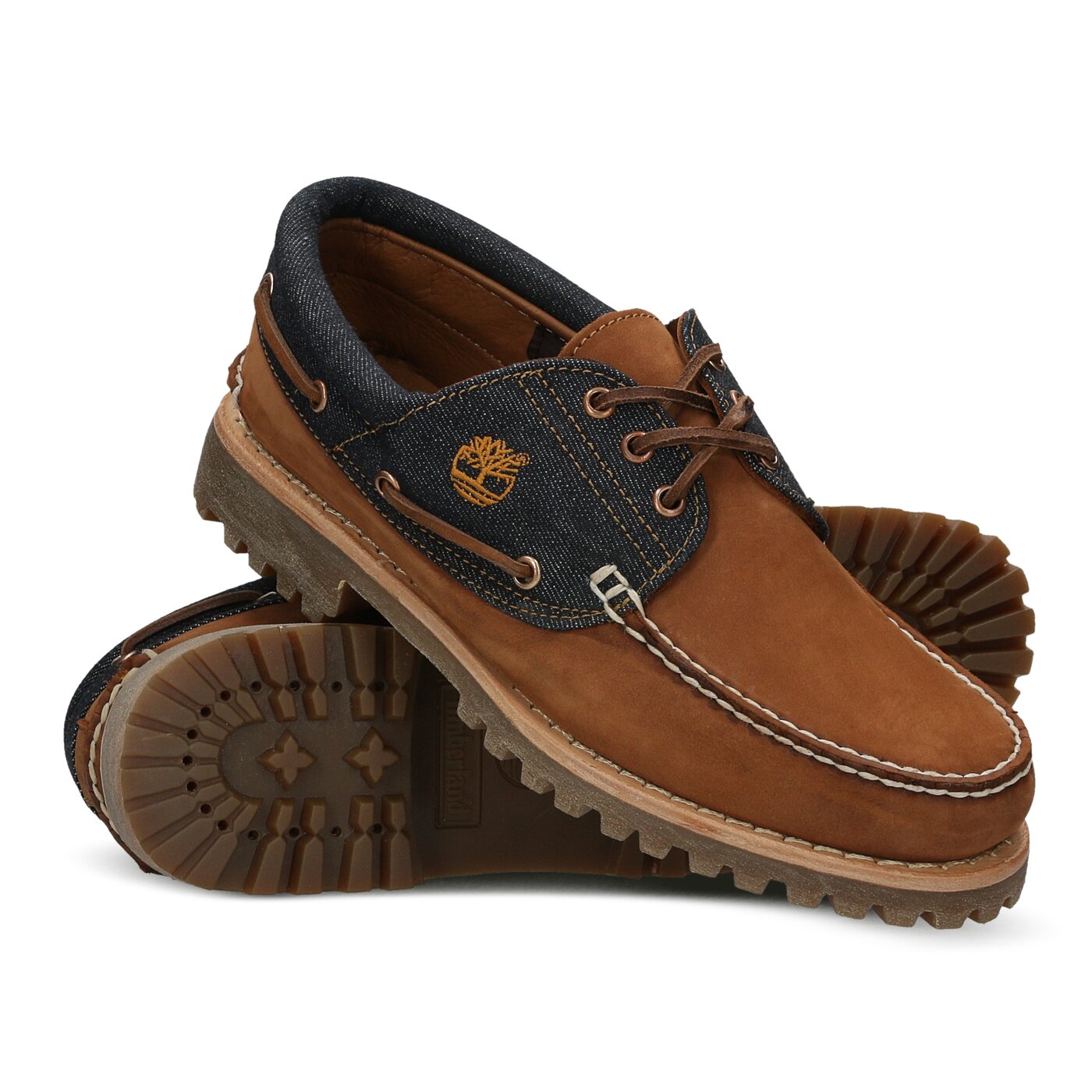 Męskie mokasyny TIMBERLAND AUTHENTICS 3 EYE F/ L LUG a1fjq kolor brązowy