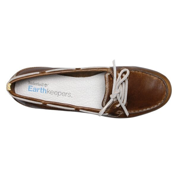 Damskie mokasyny i półbuty TIMBERLAND EK BELLE ISLAND LONG BOAT SHOE 24653 kolor brązowy