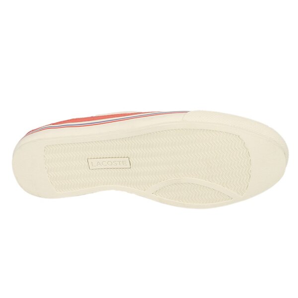 Damskie trampki LACOSTE FAIRBOAT 727srw1241lr2 kolor czerwony