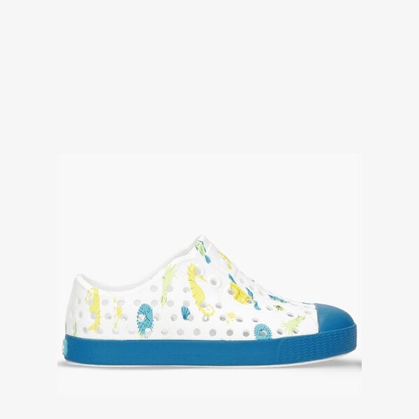 Dziecięce trampki NATIVE JEFFERSON PRINT JUNIOR 12100101-8970 kolor biały
