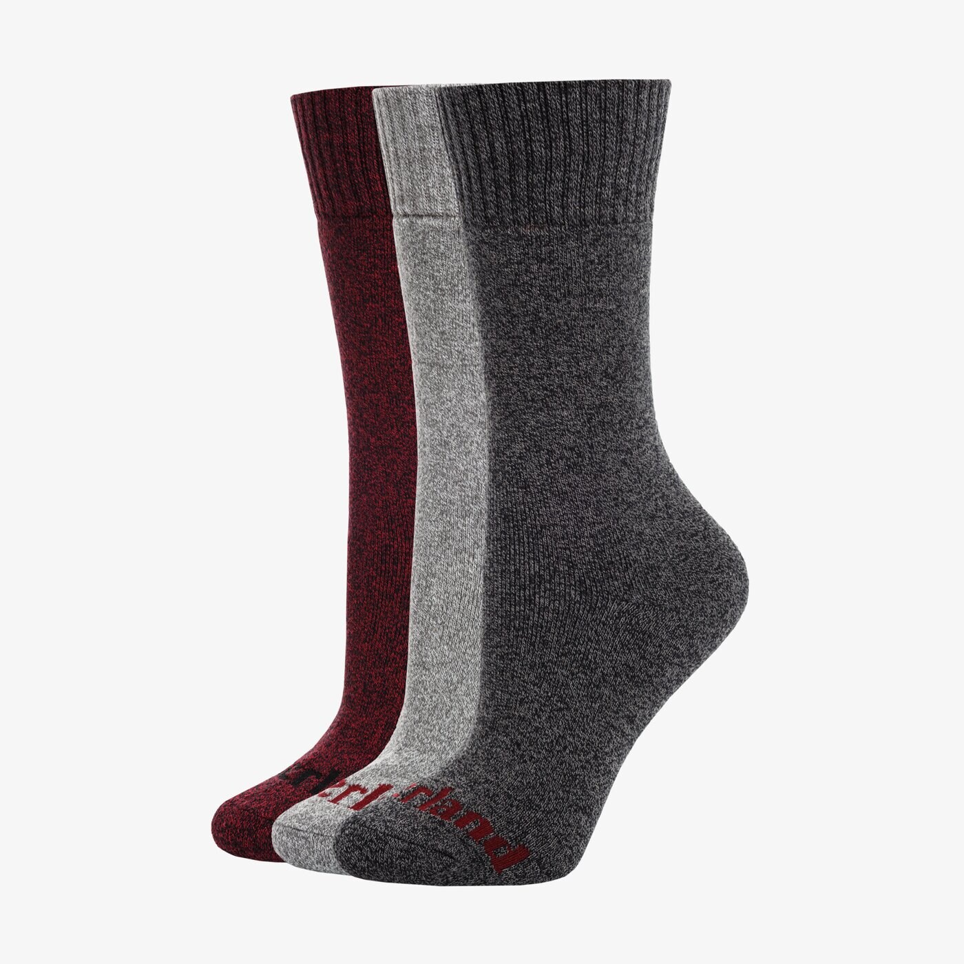 Damskie skarpetki TIMBERLAND SKARPETY 3PP RIB MARLED GIFTBOX tb0a1evb0011 kolor czarny