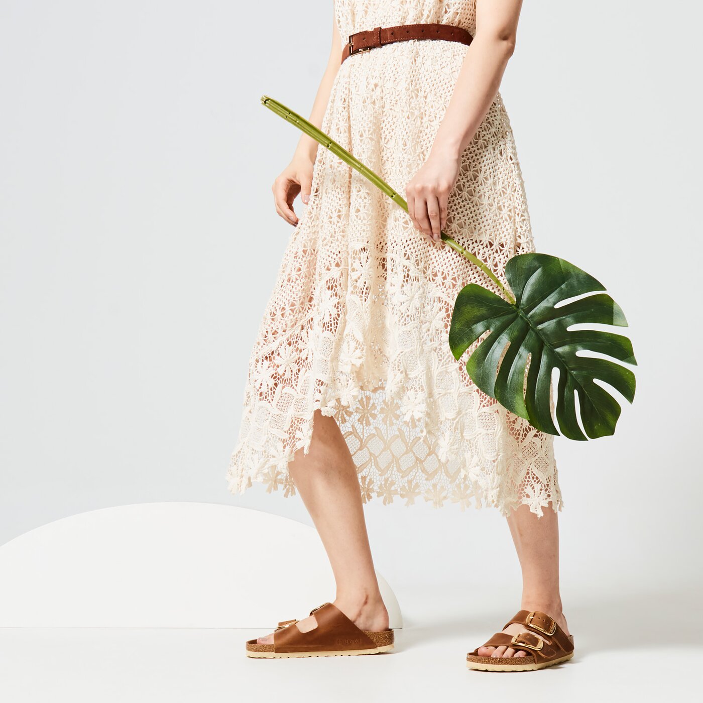 Damskie klapki BIRKENSTOCK ARIZONA BIG BUCKLE 1011073 kolor brązowy