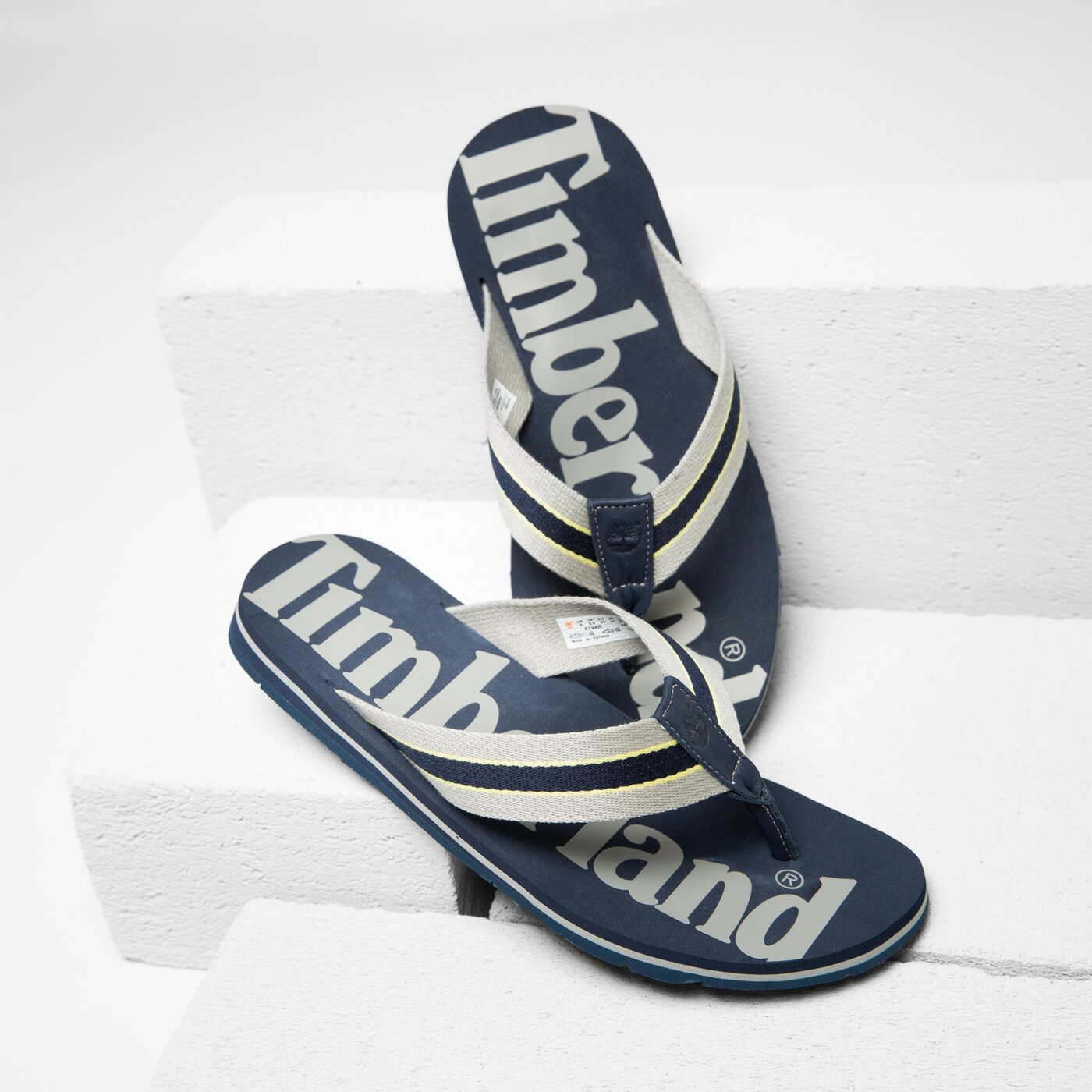 Męskie klapki TIMBERLAND WILD DUNES F/L FLIP FLOP a19ar kolor granatowy