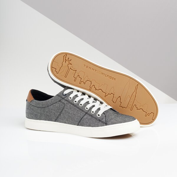 Męskie trampki TOMMY HILFIGER JAY11D fm0fm02204990 kolor szary