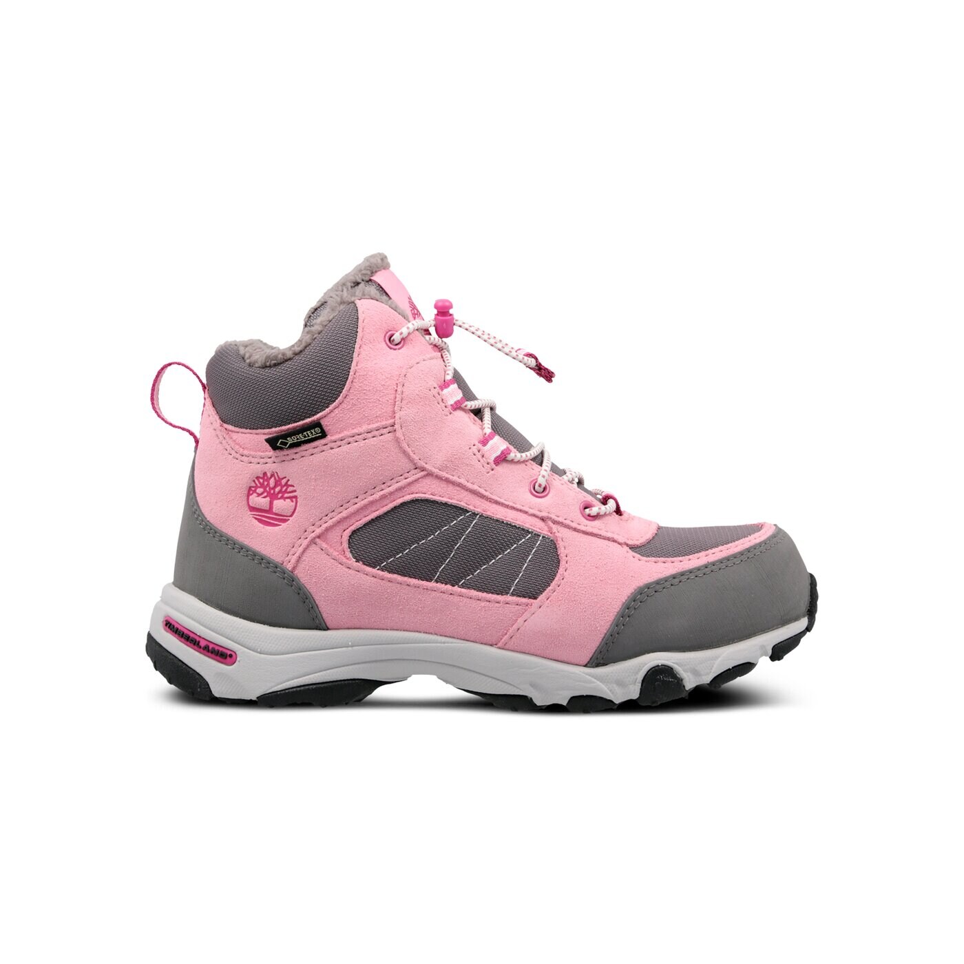 Dziecięce buty outdoor / trekkingowe TIMBERLAND OSSIPEE MID BUNGEE GTX WL a1rdt kolor różowy