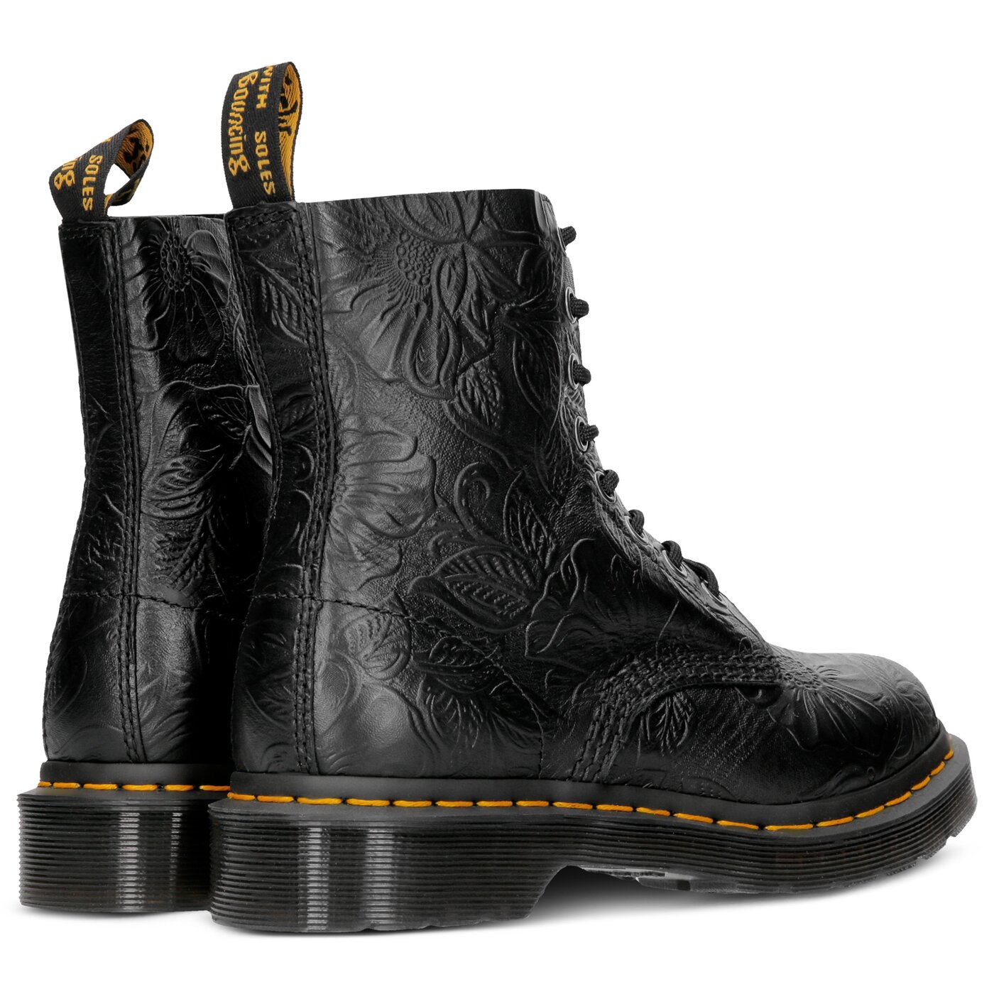 Damskie botki / sztyblety DR MARTENS 8 EYE BOOT 24002001 kolor czarny