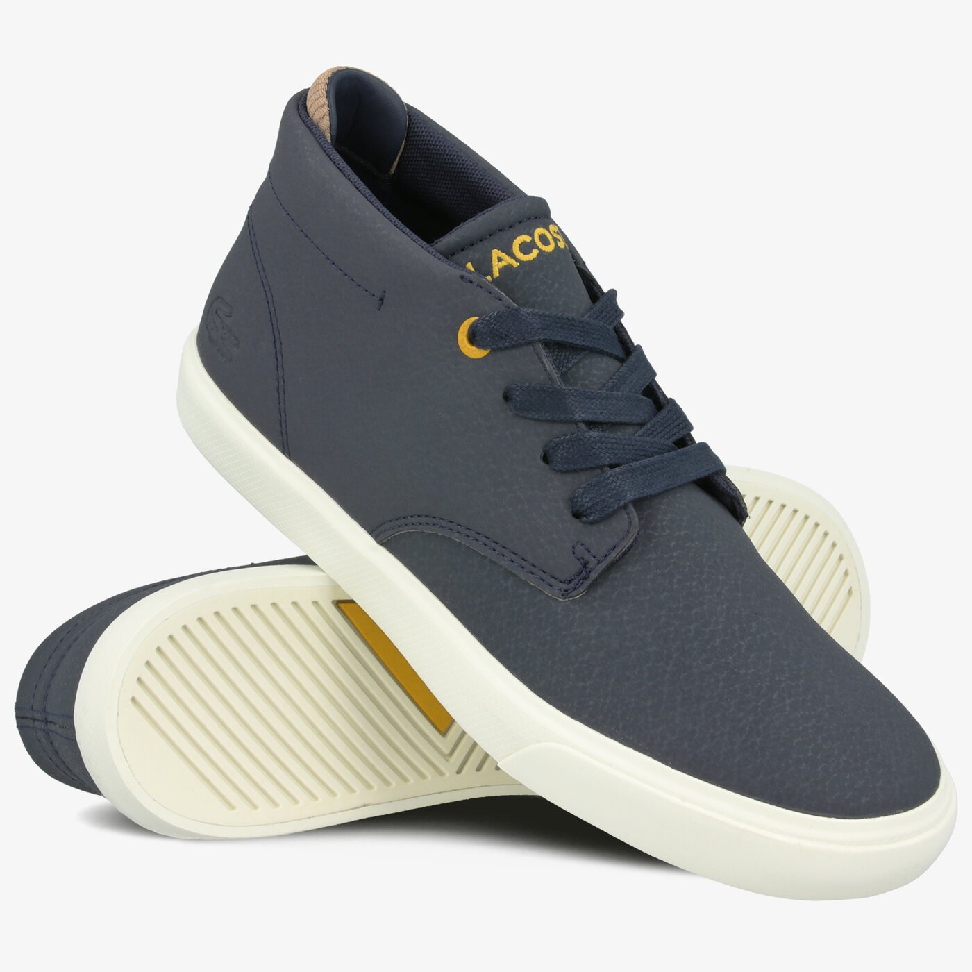 Dziecięce trampki LACOSTE ESPARRE CHUKKA 319 1 CUJ 738cuj0005j18 kolor granatowy