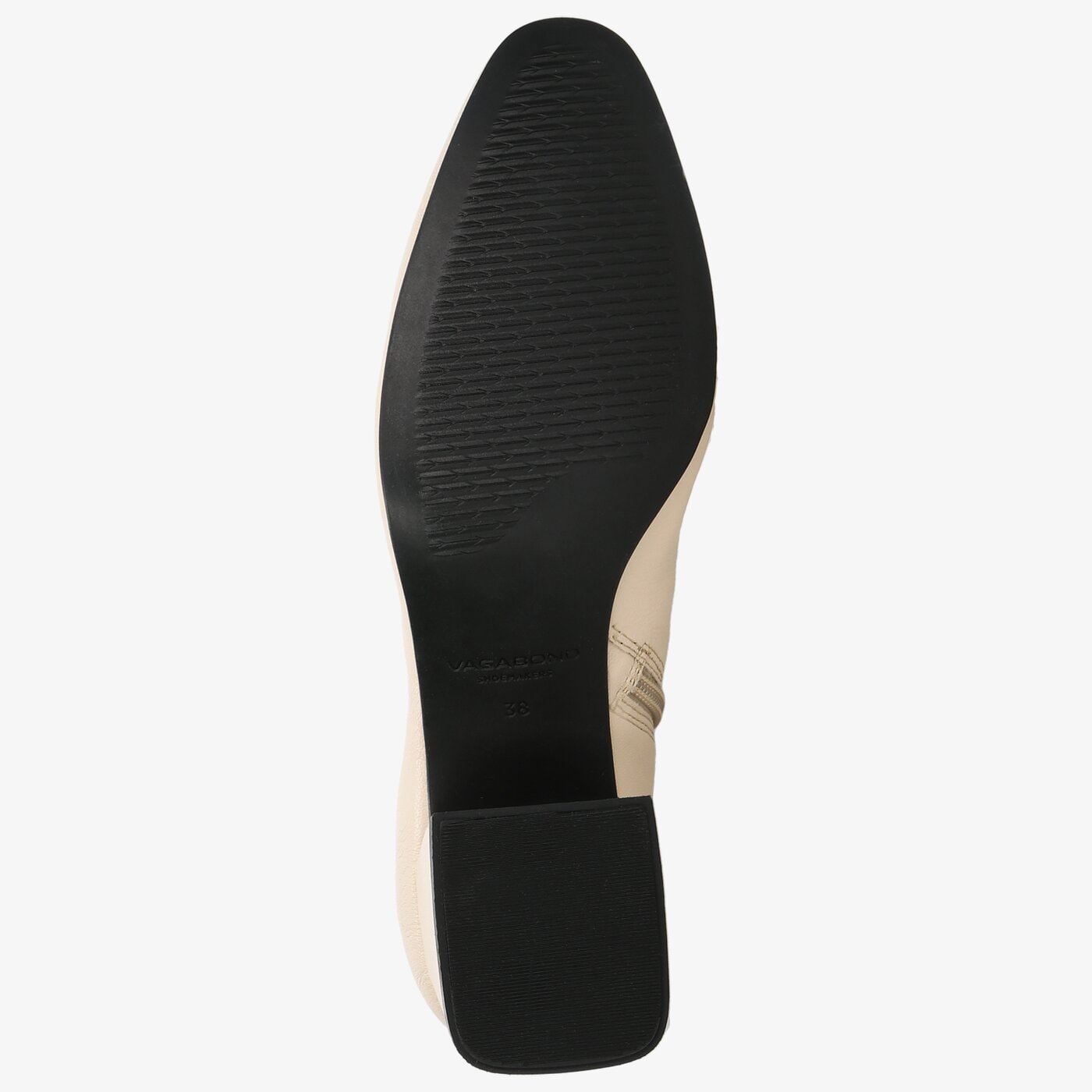 Damskie botki / sztyblety VAGABOND ALICE #451600111# kolor beżowy