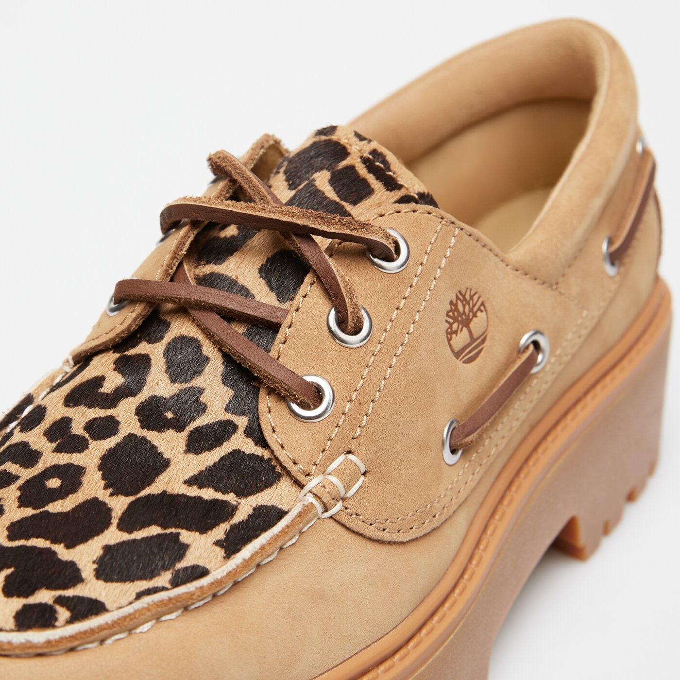 Damskie mokasyny i półbuty TIMBERLAND STONE STREET BOAT SHOE tb0a2gvfen31 kolor beżowy