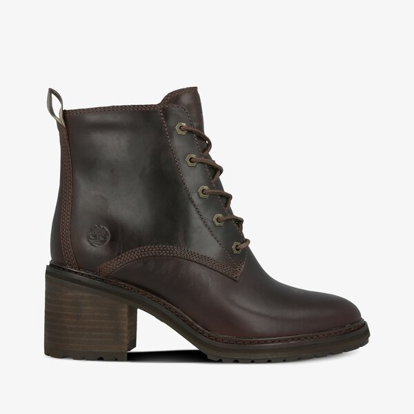 Damskie botki / sztyblety TIMBERLAND SIENNA HIGH LACE UP tb0a21cy2011 kolor brązowy