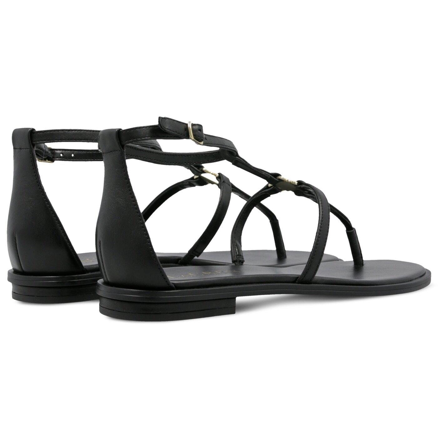 Damskie sandały LAUREN RALPH LAUREN NALAINE SANDALS CASUAL 802740038001 kolor czarny