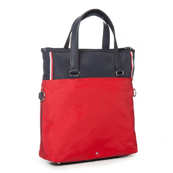 TOMMY HILFIGER TORBA PAMELA TOTE CROSSOVER aw0aw01135908 kolor czerwony