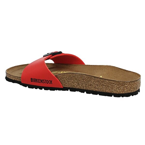 Damskie klapki BIRKENSTOCK MADRID  40743 kolor czerwony