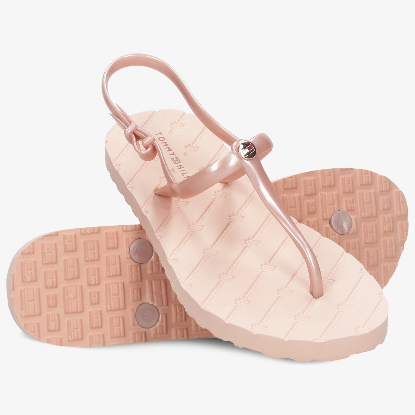 Damskie sandały TOMMY HILFIGER TH CLASSY FLIP FLOP fw0fw05823tm0 kolor różowy