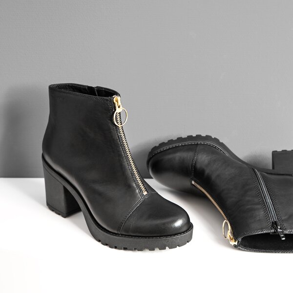 Damskie botki / sztyblety VAGABOND GRACE 422840120 kolor czarny